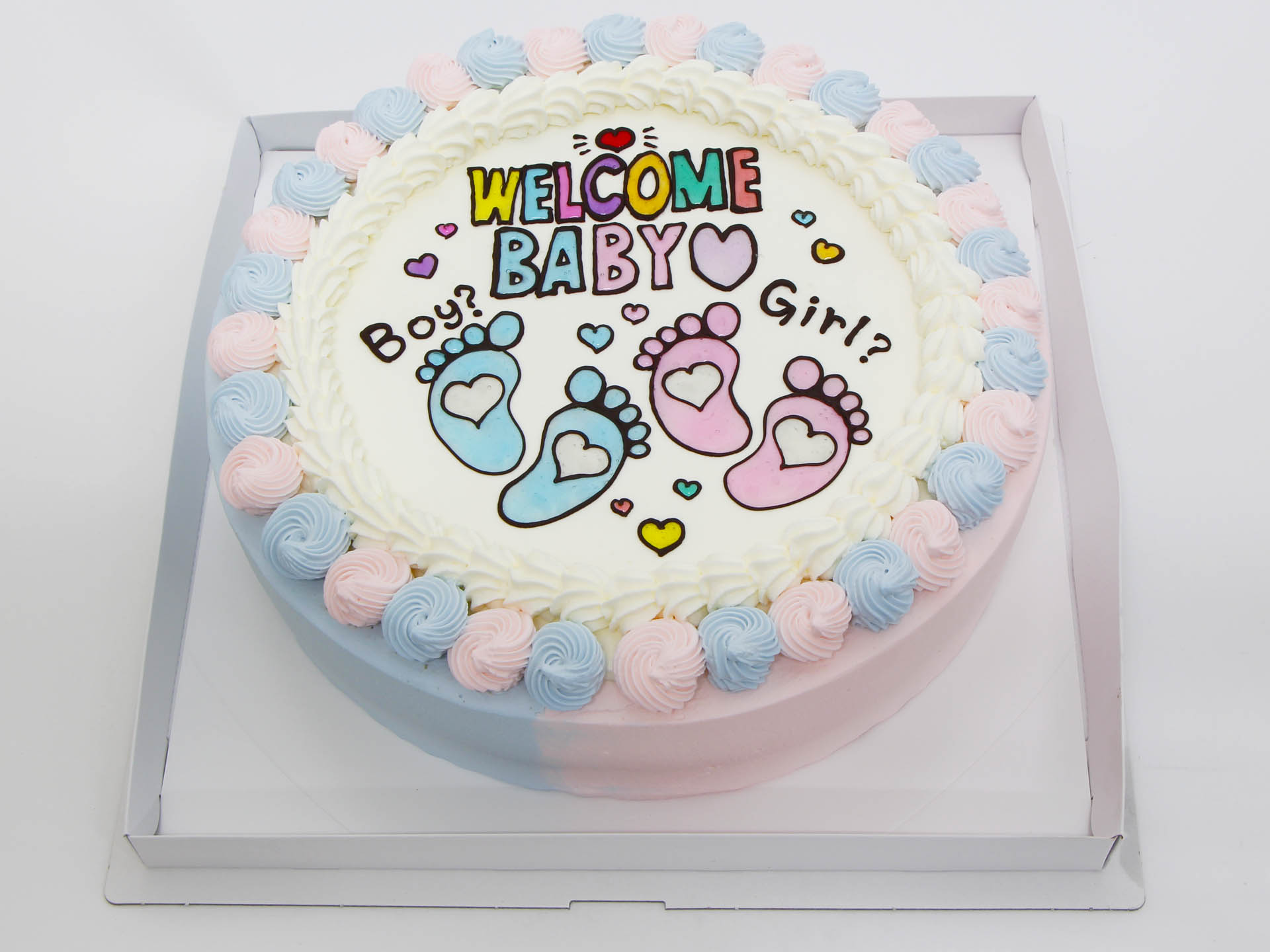 ジェンダーリビールケーキ （9号 27ｃｍ） 　15~20人様用