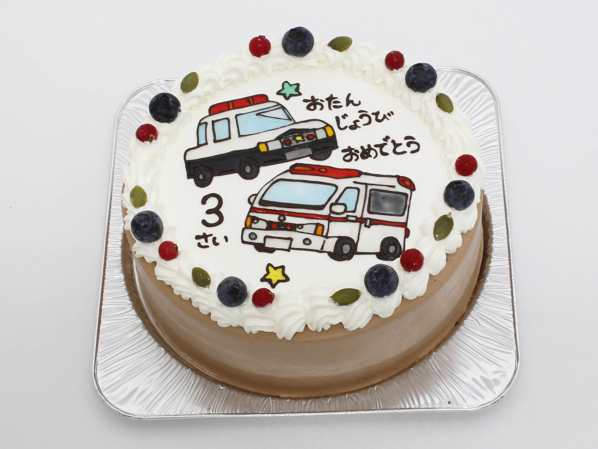イラストケーキ （６号18ｃｍ） キャラクター２体　