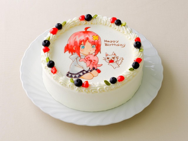 イラストケーキ （７号21ｃｍ） キャラクター３体　