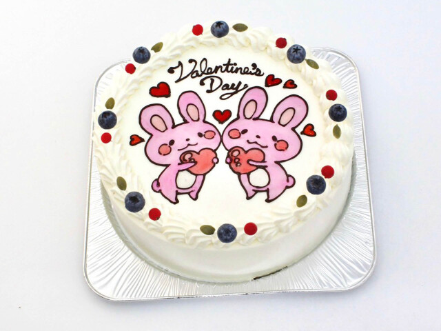 イラストケーキ （７号21ｃｍ） キャラクター２体　