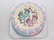 ジェンダーリビールケーキ （7号 21ｃｍ） 　10~12人様用