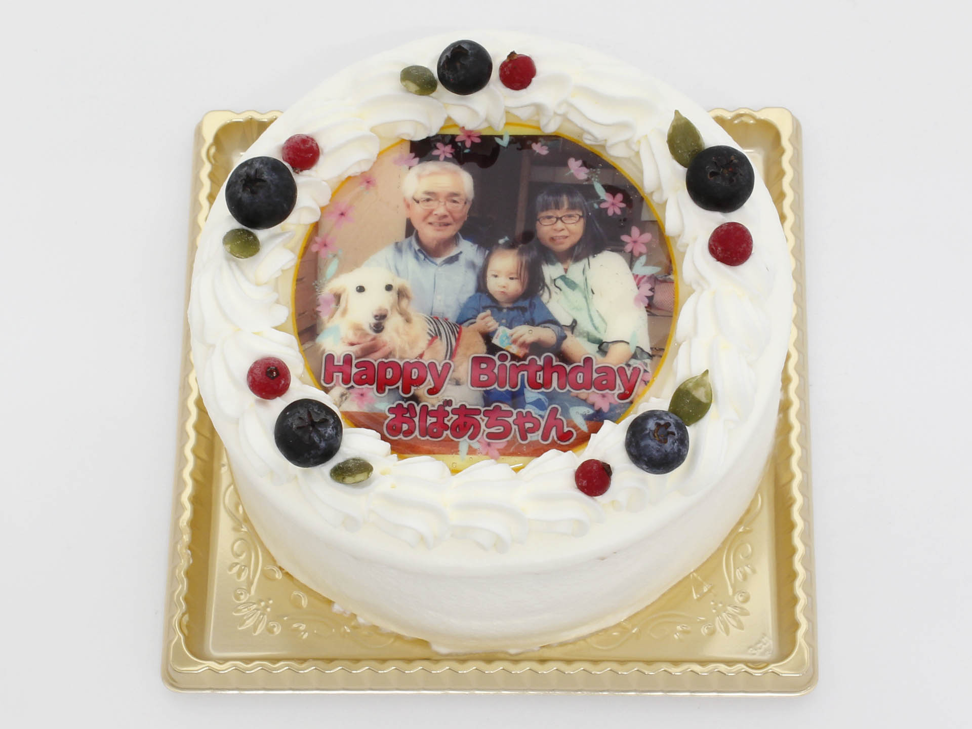 プリントケーキ （４号 １２ｃｍ） 　２人様用