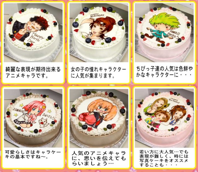 キャラケーキ作品紹介