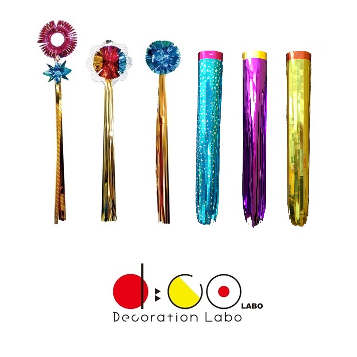 【平日14時まで当日出荷】NEW ミニ七夕飾り (6個入) 3100738 七夕 飾り 吹流し セット デコレーション 吹き流し 七夕お飾り 七夕祭り