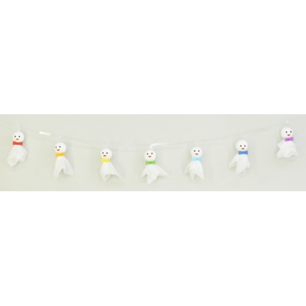 てるてる坊主ガーランド 夏 飾り 販促グッズ 店内装飾 ガーランド 梅雨 デコレーションラボ