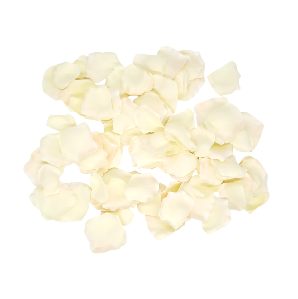 【限定カラー】 ローズペタル 約１００枚/パック ピーチ/クリーム FLE7013PCCR ローズペタル 花吹雪 造花 花びら バラ 結婚式 フラワーシャワー