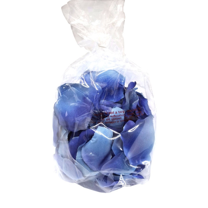 ローズペタル 約100枚/パック ロイヤルブルー FLE7013RYBL ローズペタル 花吹雪 造花 花びら バラ 結婚式 フラワーシャワー