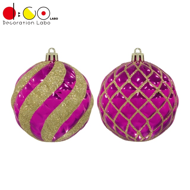 クリスマス デコレーション 飾り オーナメント ボール 球 玉 グリッター