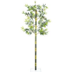 NEW 243cm バンブー 立木 セット ※他商品と同梱不可 笹の造花 4005 バンブーツリー バンブー 枝 笹 フェイクグリーン 人工観葉植物 造花 七夕