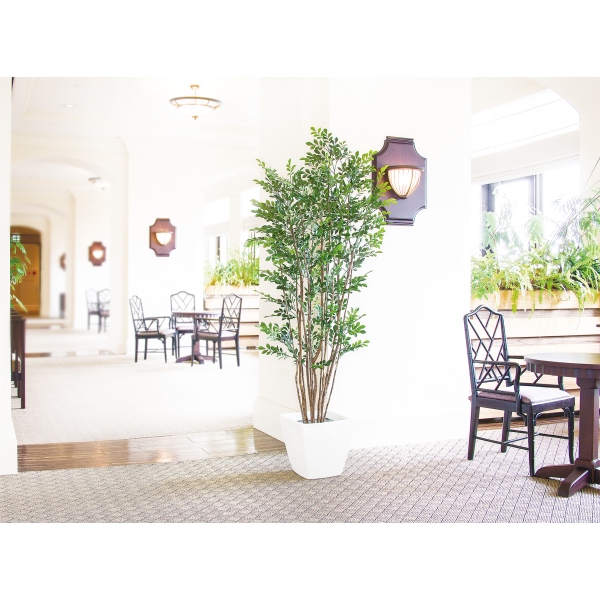 フェイクグリーン リーフ 天然木 人工観葉植物 プレミアムトネリコ