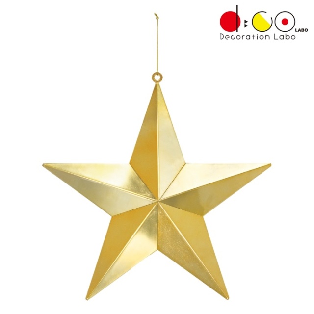 クリスマス デコレーション 飾り オーナメント メタリック 星