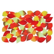 【平日14時まで当日出荷】NEW オータムリーフ 落ち葉セット 50枚入 AUST3164 秋 造花 飾り 販促グッズ 店内装飾 落ち葉 オータム リーフ 白樺 枯葉 枯れ葉