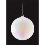 200mmオーロラパールホワイトボール 1ケ/パック OXM15983L クリスマス デコレーション 飾り オーナメント 球 ボール 玉 20cm 白 パール