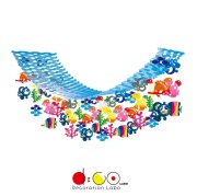 【平日14時まで当日出荷】カラフルマリンプリーツハンガー SUPH4019 夏飾り 夏装飾 ハンガー 販促グッズ マリン フィッシュ TA2-1171