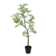 155cm エバーフレッシュポット グリーン VR26001G フェイクグリーン リーフ ツリー 人工観葉植物 エバーフレッシュ ポット エコ 再生素材