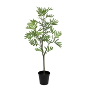 125cm エバーフレッシュポット グリーン VR26002G フェイクグリーン リーフ ツリー 人工観葉植物 エバーフレッシュ ポット エコ 再生素材