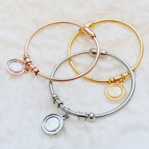 ステンレス　ワイヤー　ブレスレット　28