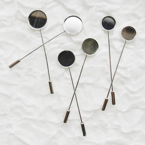 ラペルピン01　丸　ステンレス