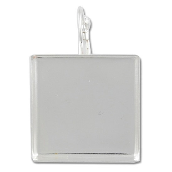 dg-pa14 シルバー　スクエア　ピアス