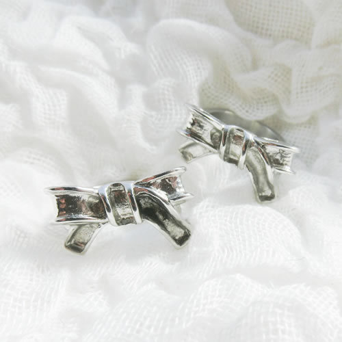 dg-r40 リボン太デザインリング　ステンレス素材