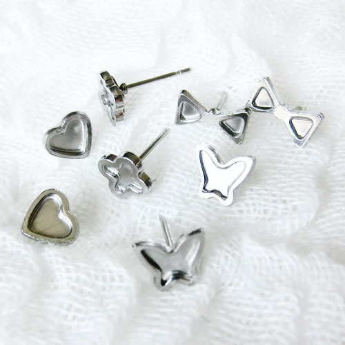 ステンレス スタッドピアス18