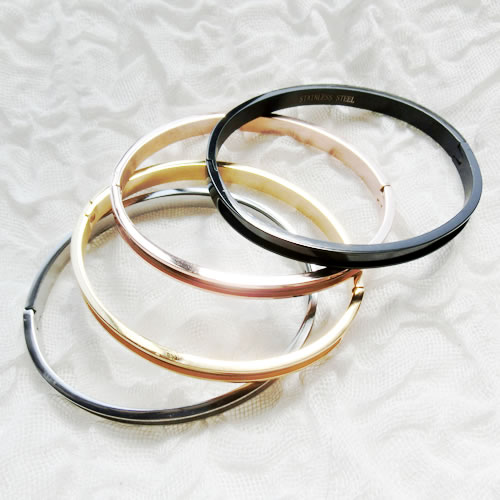 ステンレス バングル　6mm　開閉式