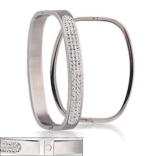 ステンレス スク エア バングル 開 閉式