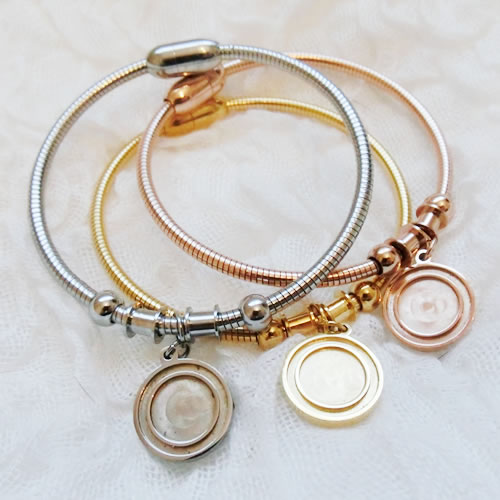 ステンレス　ワイヤー　ブレスレット　28