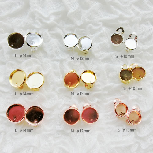 dg-e01 ラウンド　丸　イヤリング