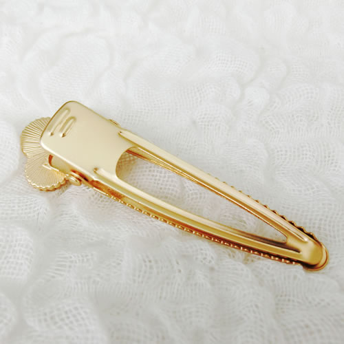 ヘアピン　04 花 ゴールド