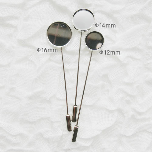 ラペルピン01　丸　ステンレス