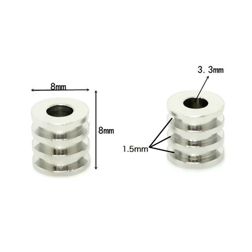 ステンレスペンダントトップ ロンデル 33