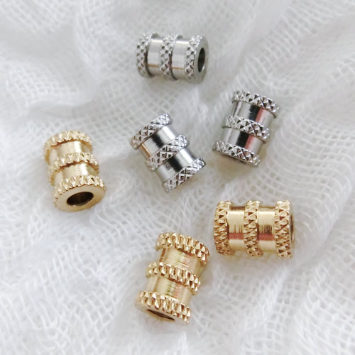 ロンデル46 ステンレス　2ライン　シルバー ゴールド