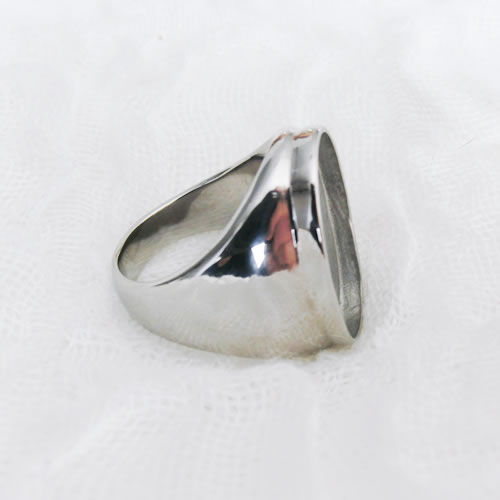 ステンレスリング 71 縦オーバル