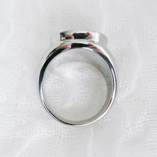 ステンレスリング 71 縦オーバル