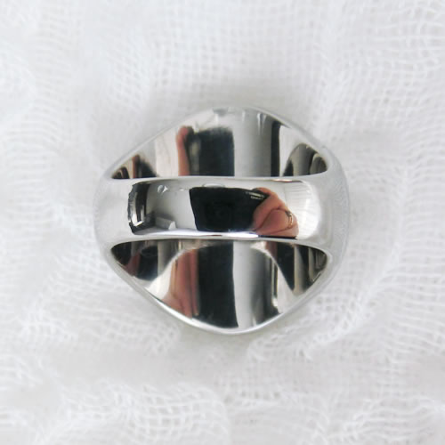 ステンレスリング 71 縦オーバル