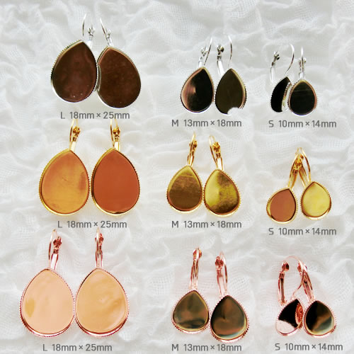 dg-pa07 涙　しずく型　ピアス