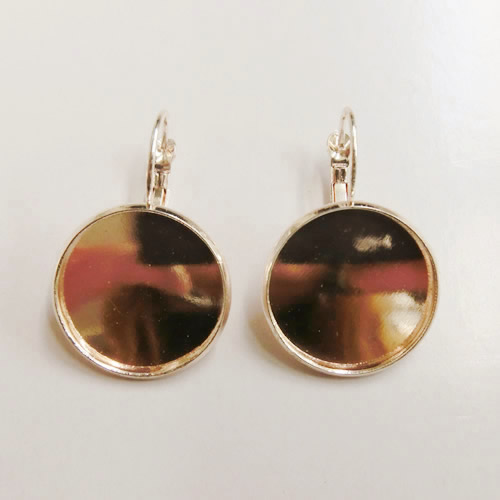 dg-pa13 ピンクゴールド　ラウンド　ピアス