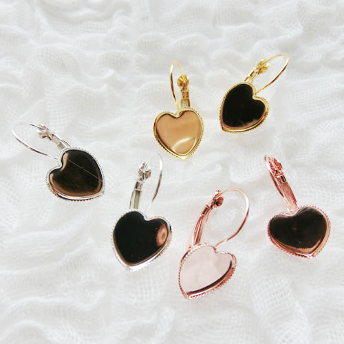 dg-pa05　ハート ピアス 12mm