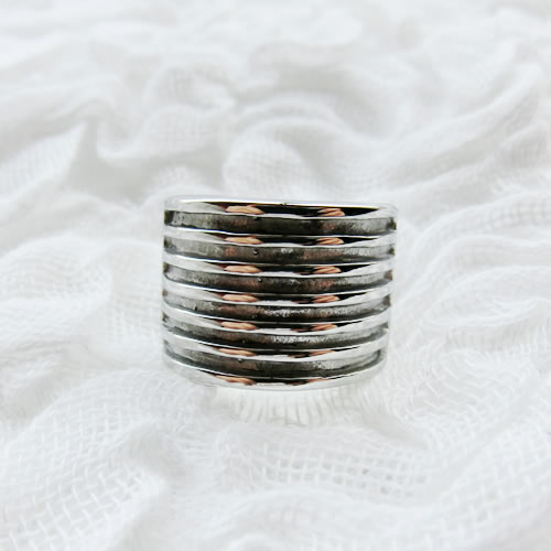 dg-r34 ハーフ6重溝リング　ステンレス素材