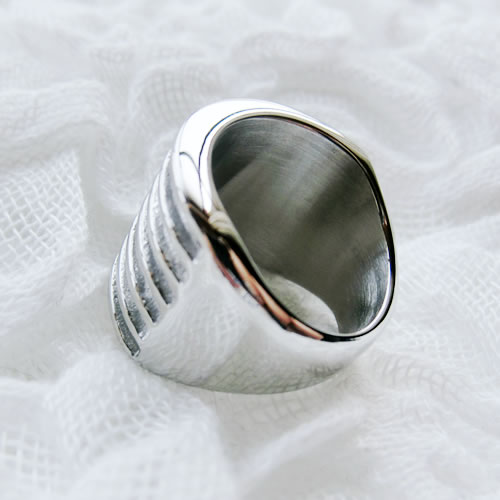 dg-r34 ハーフ6重溝リング　ステンレス素材