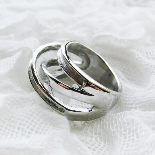 dg-r35 立体デザインリング　ステンレス素材