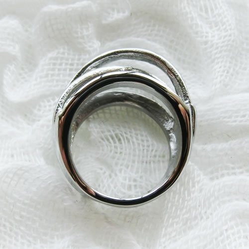 dg-r35 立体デザインリング　ステンレス素材