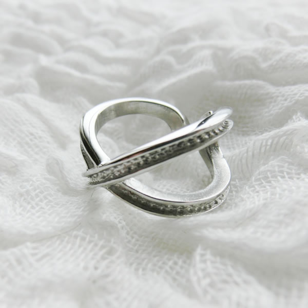 ステンレス リン グ X クロス