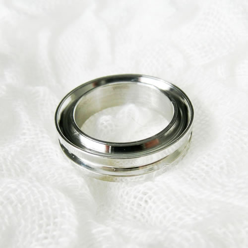 3方向ボリュームエタニティリング 70 ステンレス