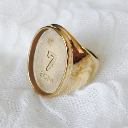 リング71 シルバー　ゴールド　ステンレス