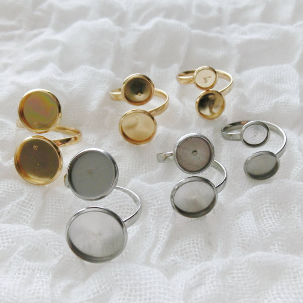 フリーサイズ 丸型 デザインリング74