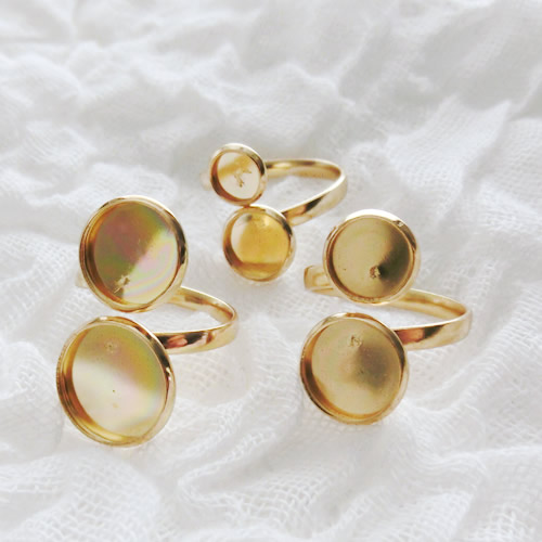 フリーサイズ 丸型 デザインリング74