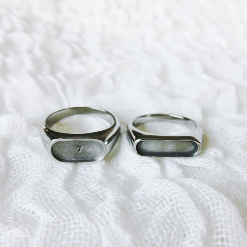 横オーバルリング75 ステンレス