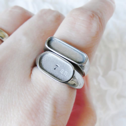 横オーバルリング75 ステンレス